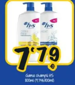 Cash Fresh Gama champú HS oferta