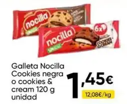 FROIZ Nocilla galleta cookies negra o cookies & cream oferta