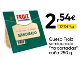 FROIZ Froiz queso semicurado oferta