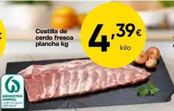 FROIZ Costilla de cerdo fresca plancha oferta