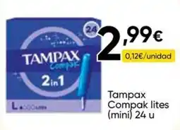 FROIZ Tampax Compak lites oferta