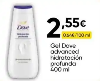 Dove gel advanced hidratación profunda