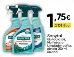 FROIZ Sanytol Quitagrasas, Multiusos o Limpiador baños pistola oferta