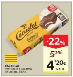 Caprabo Cacaolat - pastissets e xocolata oferta