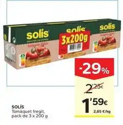 Caprabo Solís - tomàquet fregit oferta