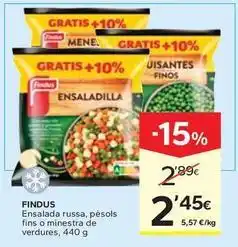 Caprabo Findus - ensalada russa oferta