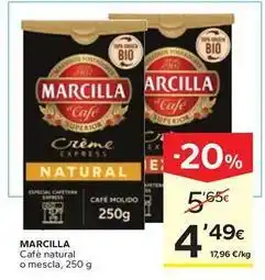 Caprabo Marcilla - cafè natural o mescla oferta