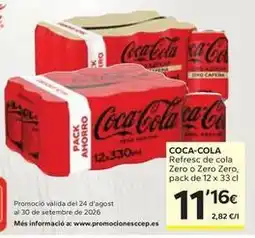 Caprabo Coca-cola - refresc de cola zero oferta
