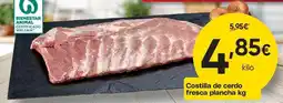FROIZ Costilla de cerdo fresca plancha oferta