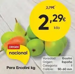 FROIZ Origen - pera ercolini oferta