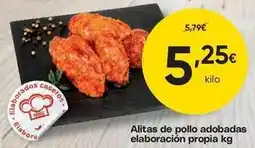 FROIZ Alitas de pollo adobadas elaboracion propia oferta