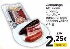 FROIZ Vallina - compango asturiano (chorizo, morcilla y panceta) para fabada oferta