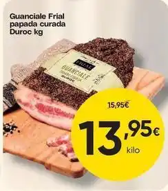FROIZ Duroc - guanciale frial papada curada duroc oferta