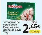 FROIZ Pescamar - tentaculos de cefalopodo en aceite de oliva oferta