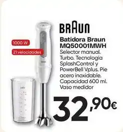 FROIZ Braun - batidora mq50001mwh oferta