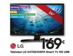 FROIZ Lg - televisor 24tq510spz smart tv hd usb oferta