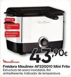 FROIZ Moulinex - freidora af220010 mini frito oferta