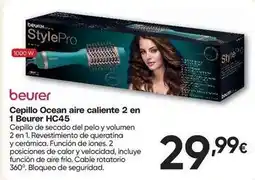 FROIZ Beurer - cepillo ocean aire caliente 2 en 1 hc45 oferta