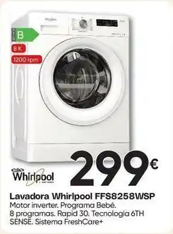 FROIZ Whirlpool - lavadora ffs8258wsp oferta