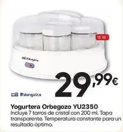 FROIZ Orbegozo - yogurtera oferta