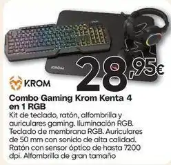 FROIZ Krom - combo gaming oferta