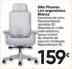 FROIZ Phoenix - silla lira ergonomica blanca oferta