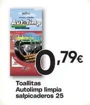 FROIZ Toallitas autolimop limpia salpicaderos 25 oferta