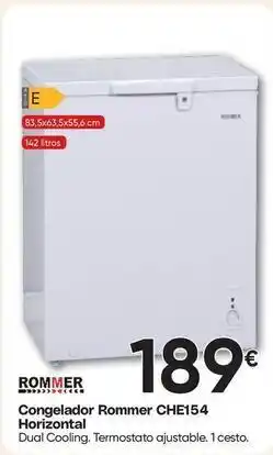 FROIZ Rommer - congelador che154 horizontal oferta