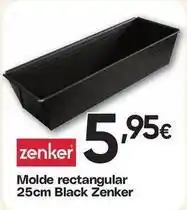 FROIZ Zenker - molde rectangular 25cm black oferta