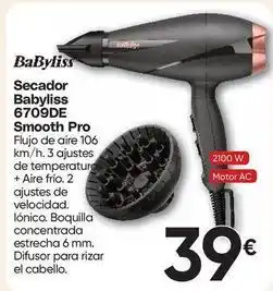 FROIZ Babyliss - secador 6709de smooth pro oferta