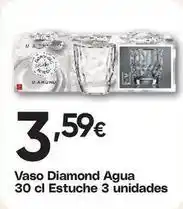 FROIZ Diamond - vaso agua 30 cl estuche 3 unidades oferta