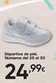FROIZ Deportiva de piel. números del 25 al 30 oferta