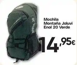 FROIZ Mochila montana enol 20 verde oferta