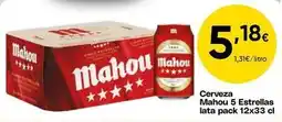 FROIZ Mahou - cerveza 5 estrellas lata pack 12x oferta