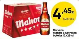 FROIZ Mahou - cerveza 5 estrellas botella oferta