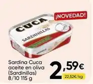 FROIZ Cuca - sardina aceite en oliva oferta