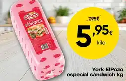 FROIZ El pozo - york especial sandwich oferta