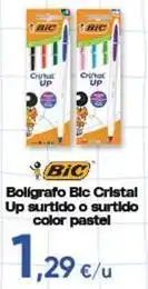 FROIZ Bic - bolígrafo cristal up surtido o surtido color pastel oferta