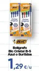 FROIZ Bic - bolligrafo b-5 azul o surtidos oferta