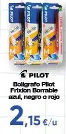 FROIZ Pilot - boligrafo pllot frixion borrable azul, negro o rojo oferta