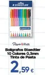 FROIZ Staedtler - bolígrafos 10 colores 0,3mm tinta de pasta oferta