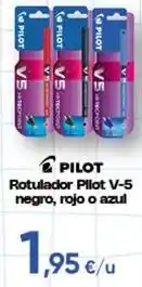 FROIZ Pilot - rotulador v-5 negro, rojo o azul oferta