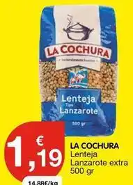 CashDiplo La cochura - lenteja lanzarote extra oferta