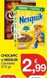 CashDiplo Nestlé - chocapic o nesquik oferta