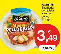 CashDiplo Florette - ensalada completa xtreme pollo oferta