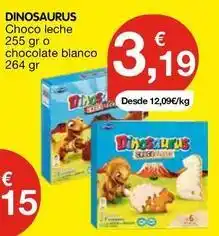CashDiplo Dinosaurios - choco leche oferta