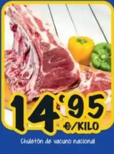 Cash Fresh Chuletón de vacuno nacional oferta
