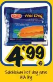 Cash Fresh Aia - salchichas hot dog pavo oferta