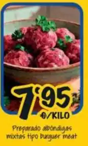 Cash Fresh Preparado albondigas mixtas tipo burger meat oferta