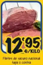 Cash Fresh Filetes de vacuno nacional tapa o contra oferta
